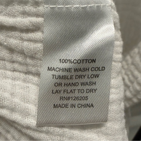 100 % Cotton Joie White Off-Shoulder Blouse - Picture 3 of 5